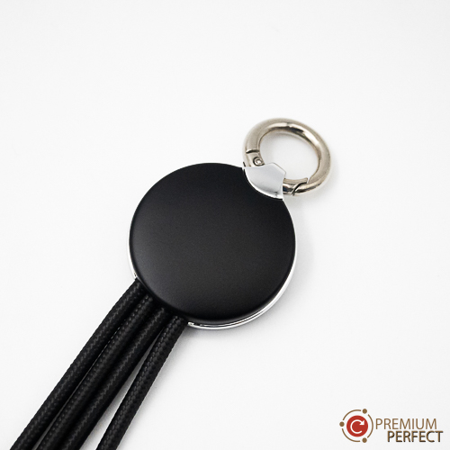 สายชาร์จ-พวงกุญแจ-ห่วงโลหะ-สีดำ-รุ่น-MIS-CB-013