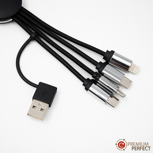 สายชาร์จ-พวงกุญแจ-ห่วงโลหะ-สีดำ-รุ่น-MIS-CB-014