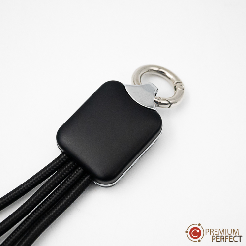 สายชาร์จ-พวงกุญแจ-ห่วงโลหะ-สีดำ-รุ่น-MIS-CB-021