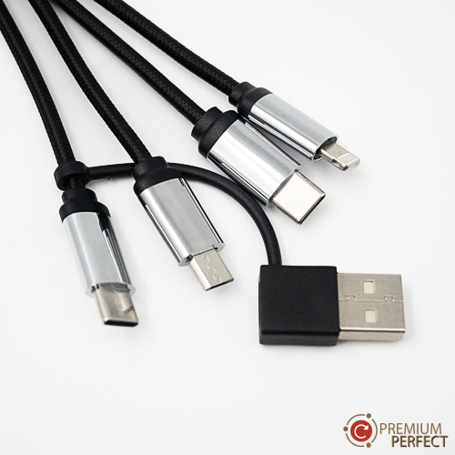 สายชาร์จ-พวงกุญแจ-ห่วงโลหะ-สีดำ-รุ่น-MIS-CB-021