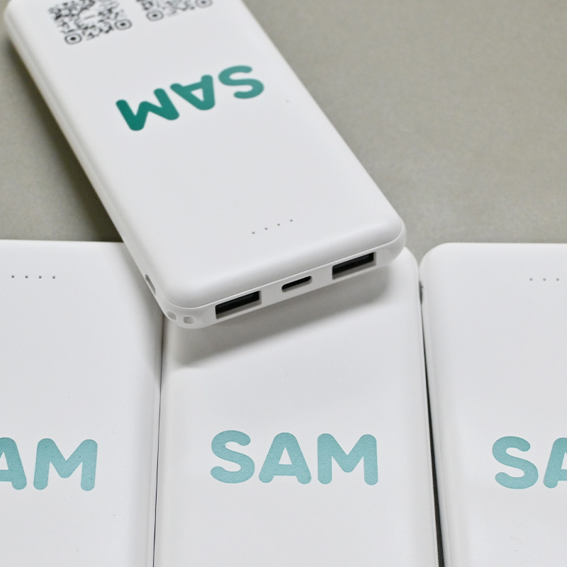 พาวเวอร์แบงค์-สกรีนโลโก้-SAM-2