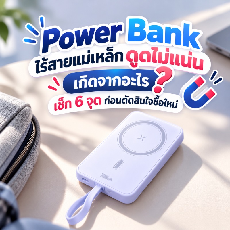magnetic-wireless-power-bank-weak-attachment-causes
